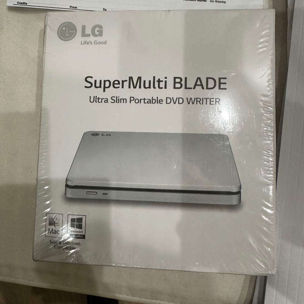 LG Super Multi Blade Ultra Slim Portable DVD Writer - BRAND NEW SEALED